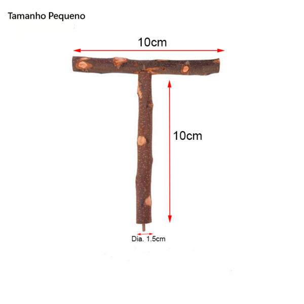 Suporte de madeira natural para Passáros - Image 22